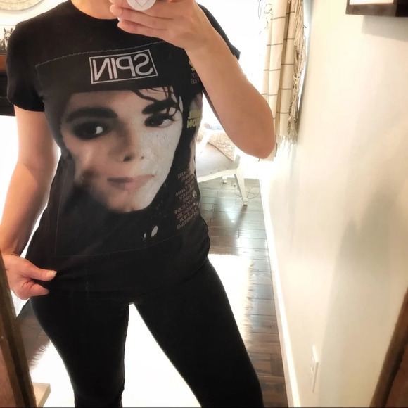 Michael Jackson Spin band/music tribute T-shirt - Picture 1 of 5